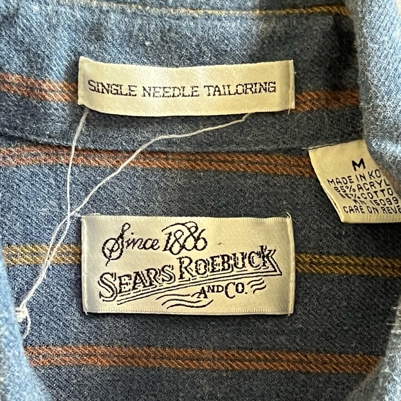 VTG Sears Roebuck and Co. Button Down Shirt - Picture 5 of 8